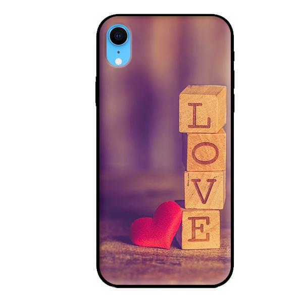 Hình ảnh Ốp lưng cho iPhone XR  LOVE Gỗ - Hàng chính hãng