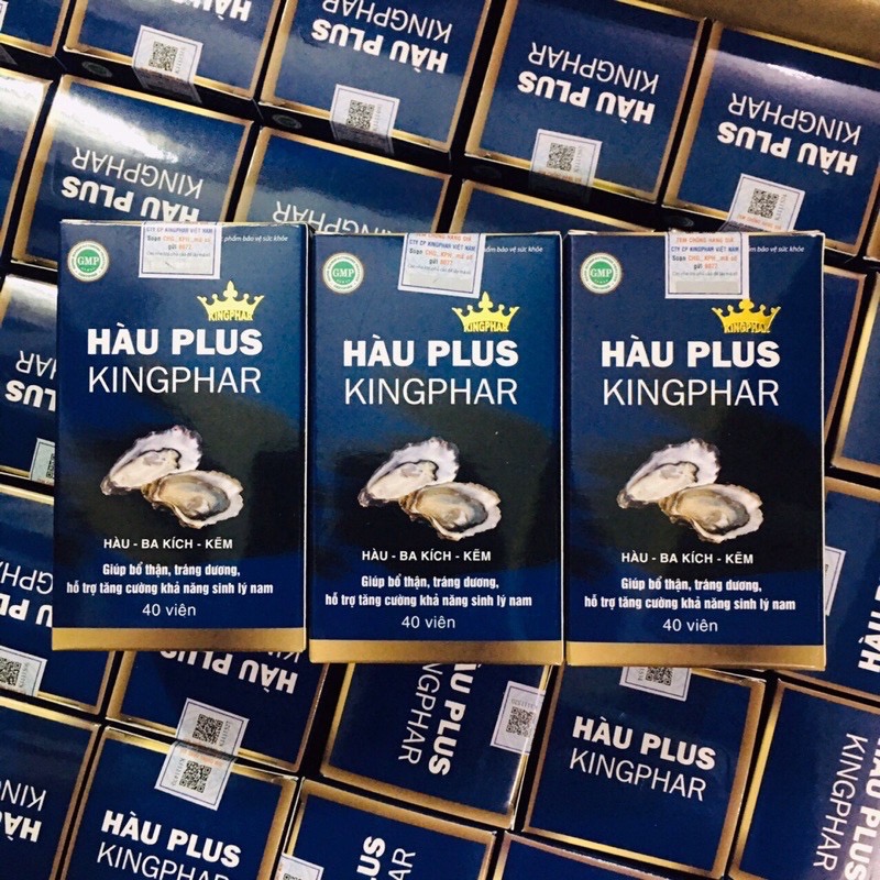 Viên uống Hàu Plus Kingphar, hộp 40v, tăng cường sinh lý nam