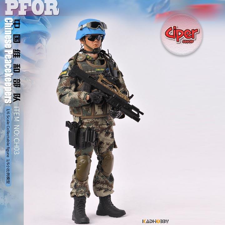 Mô hình Lính PFOR Chinese Peacekeepers CH03 1/6 - KADHOBBY