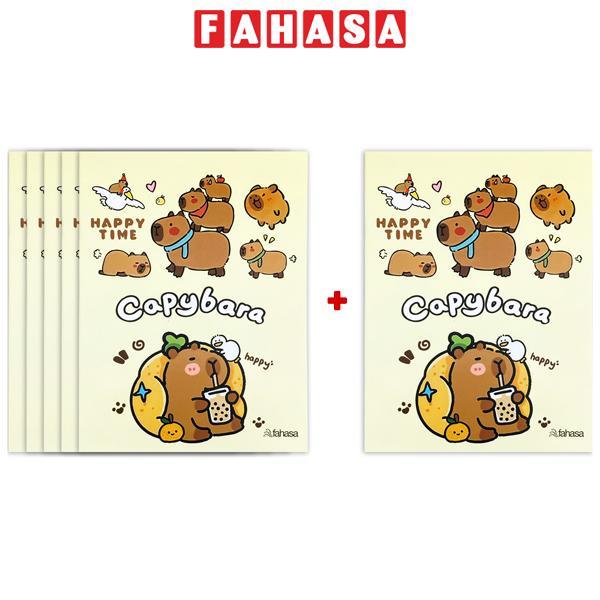 [MUA 5 TẶNG 1] Tập Học Sinh Capybara - 4 Ô Ly Vuông - 96 Trang 100gsm - The Sun 02