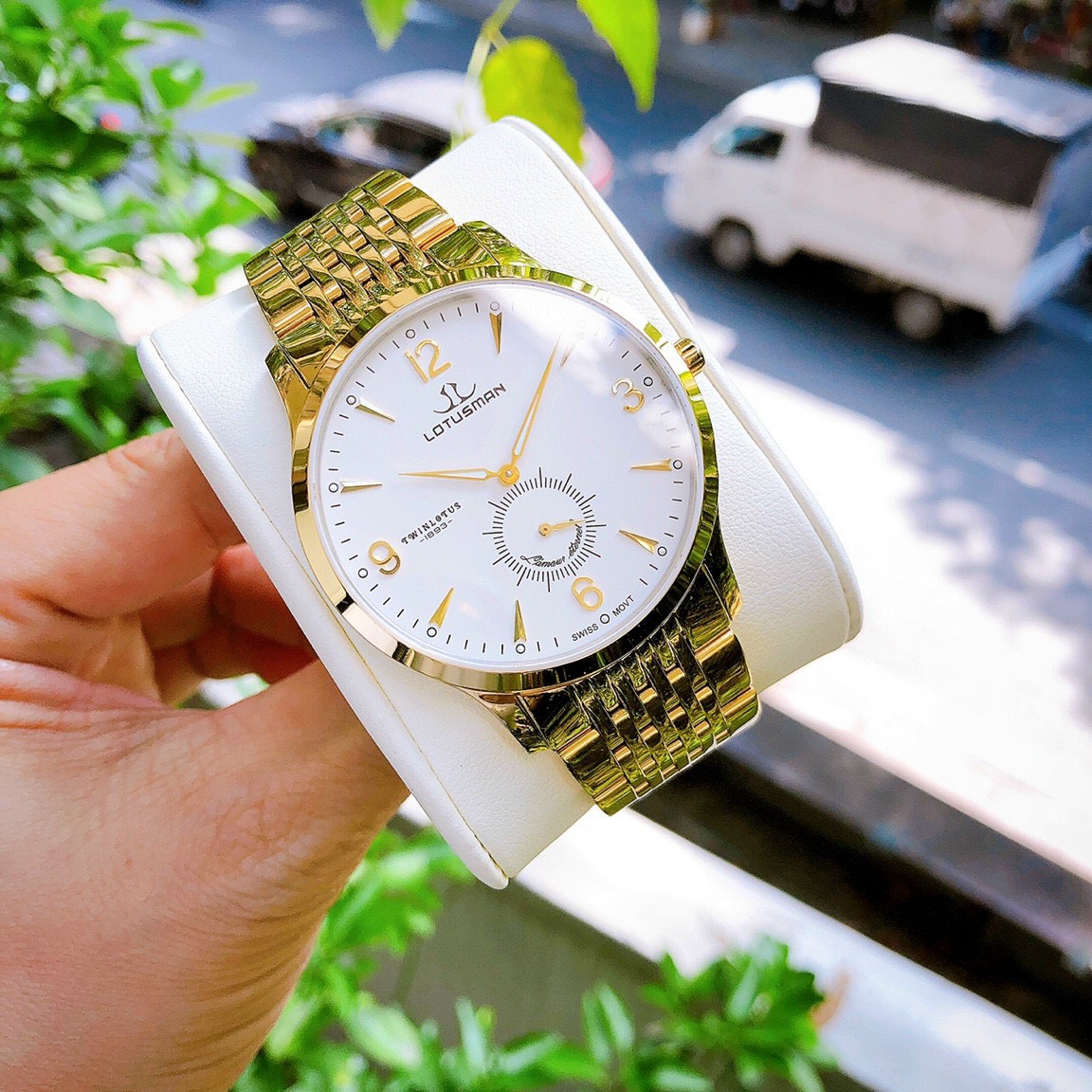 Đồng hồ nam công sở, kiểu dáng thời trang thanh lịch Lotusman M501B