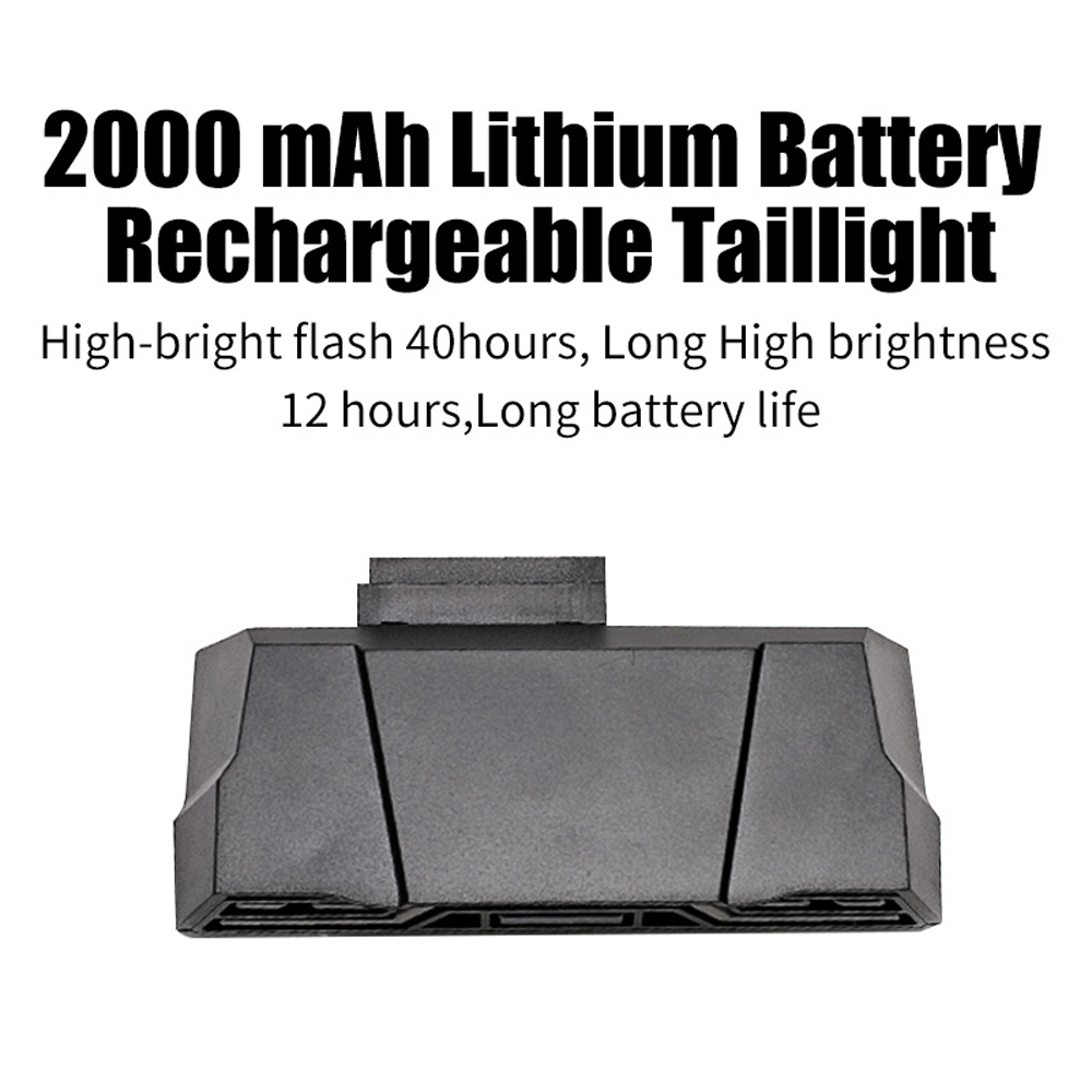 Đèn hậu xe đạp siêu sáng với LED 85LM, bằng chất liệu ABS không thấm nước, sạc USB