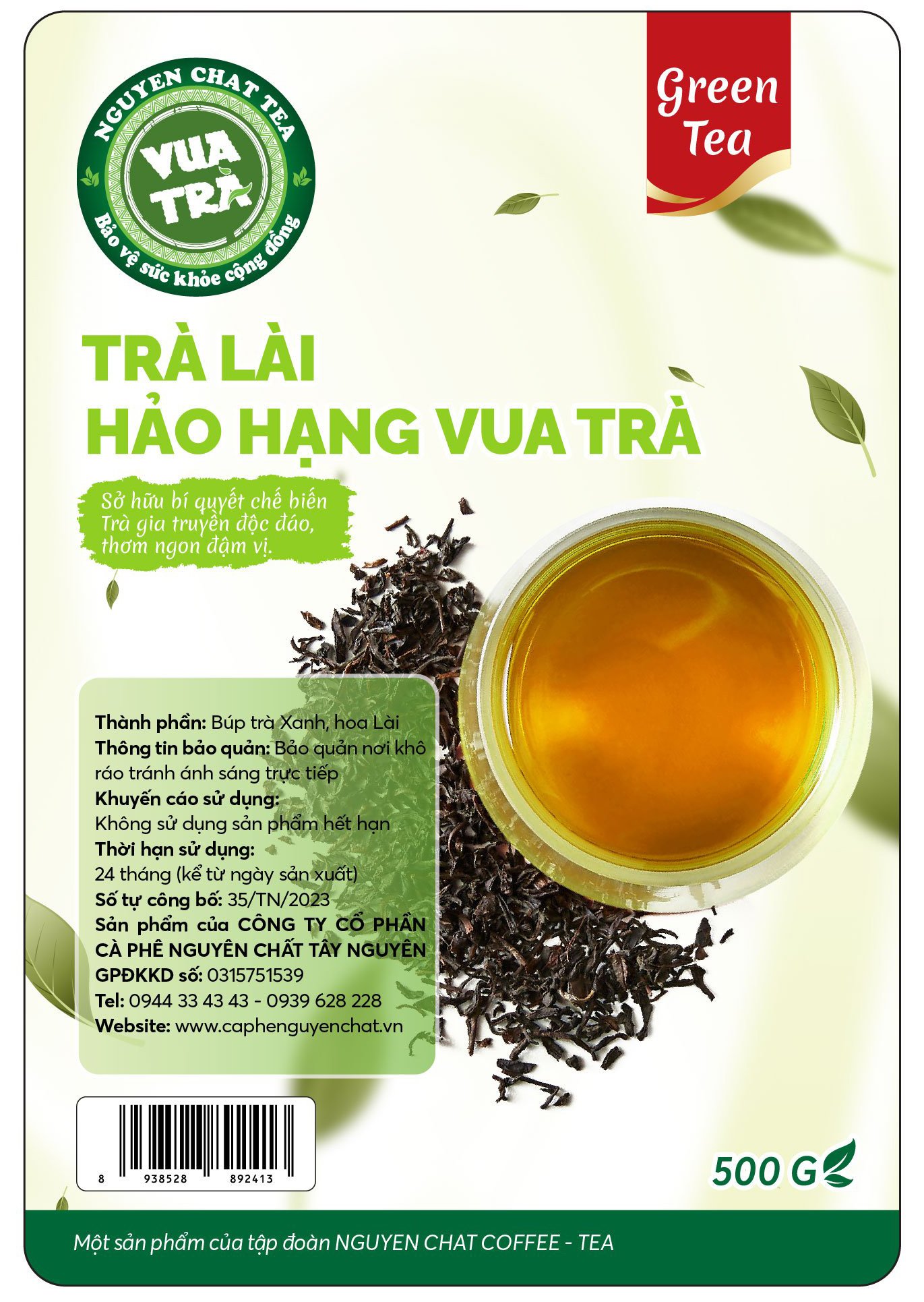 Trà Lài Hảo Hạng Vua Trà  - Túi 500gr
