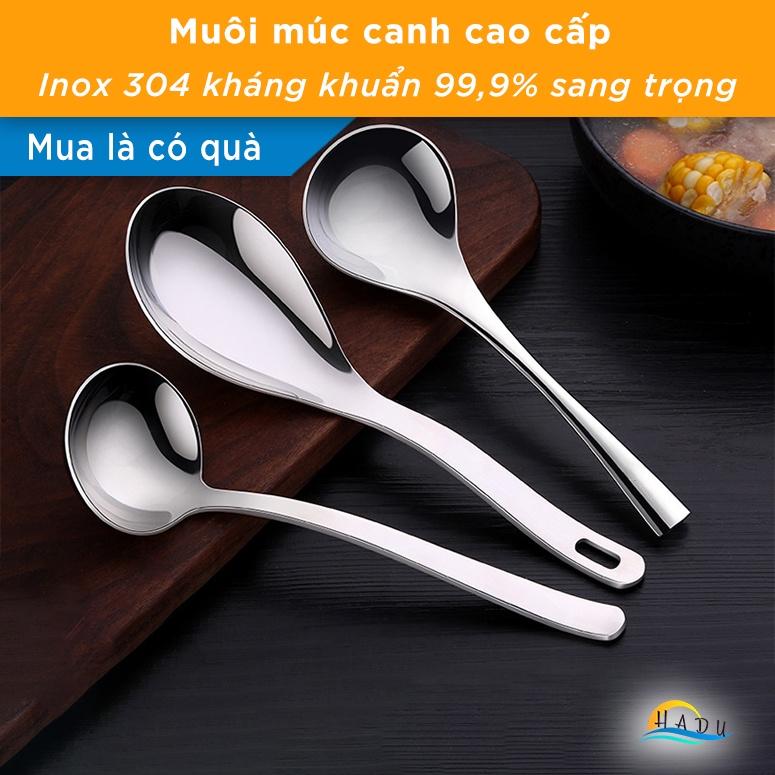 Muôi Múc Canh Inox 304 Đa Năng Cao Cấp Đạt Chất Lượng Đức HADU