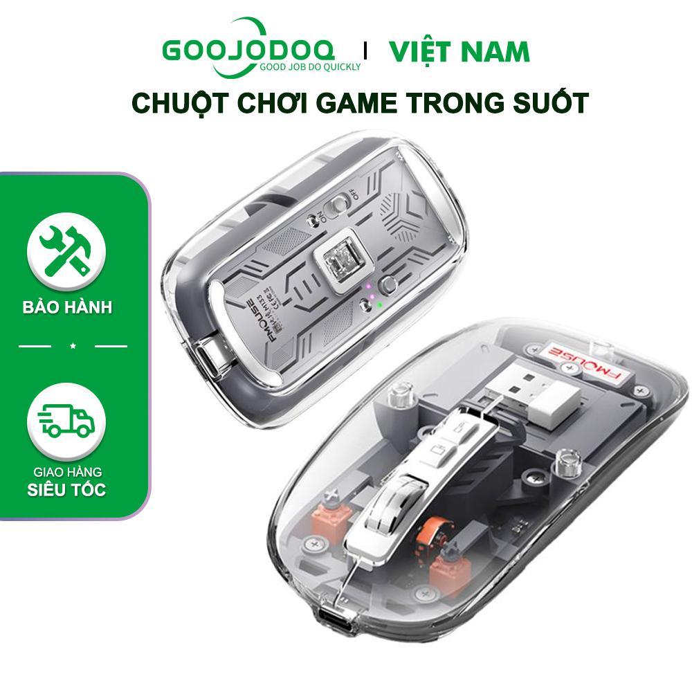 [HÀNG CHÍNH HÃNG GOOJODOQ] Chuột Bluetooth Không Dây Goojodoq Dpi Cho Laptop iPad Sạc Im Lặng Điện Thoại Máy Tính Bảng Máy Tính Để Bàn Android