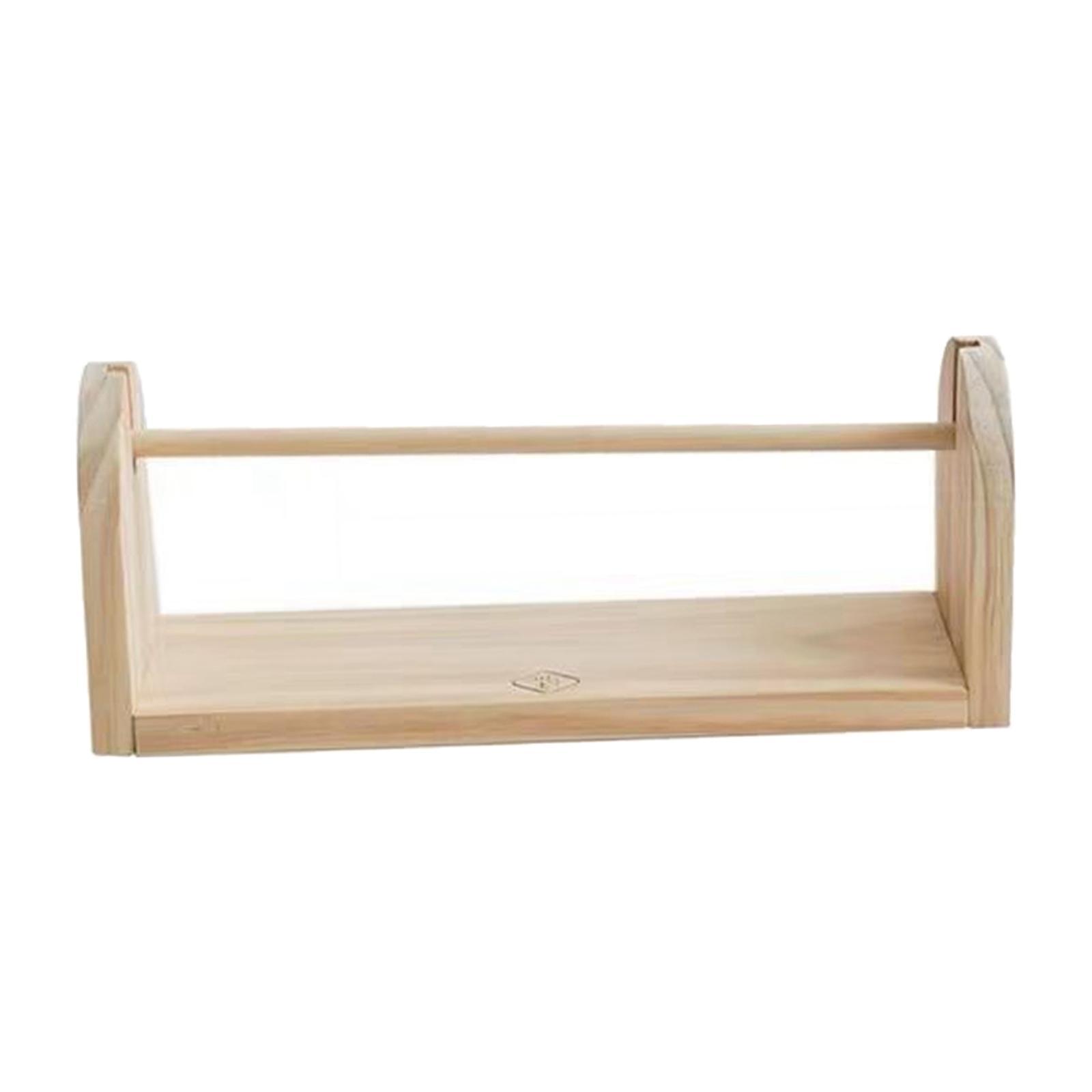Yarn Holder, Thread Yarn Spindle Winder Portable Ribbon Storage Thread Spool Wooden String Dispenser Stand for Craft & Sewing Knit Crocheting