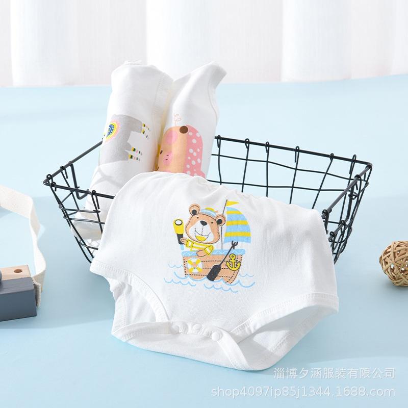 Quần Lót Mặc Ngoài Bỉm Tả Cho Bé Từ 0-2 Tuổi Quần Lưng Cao Cotton 100%
