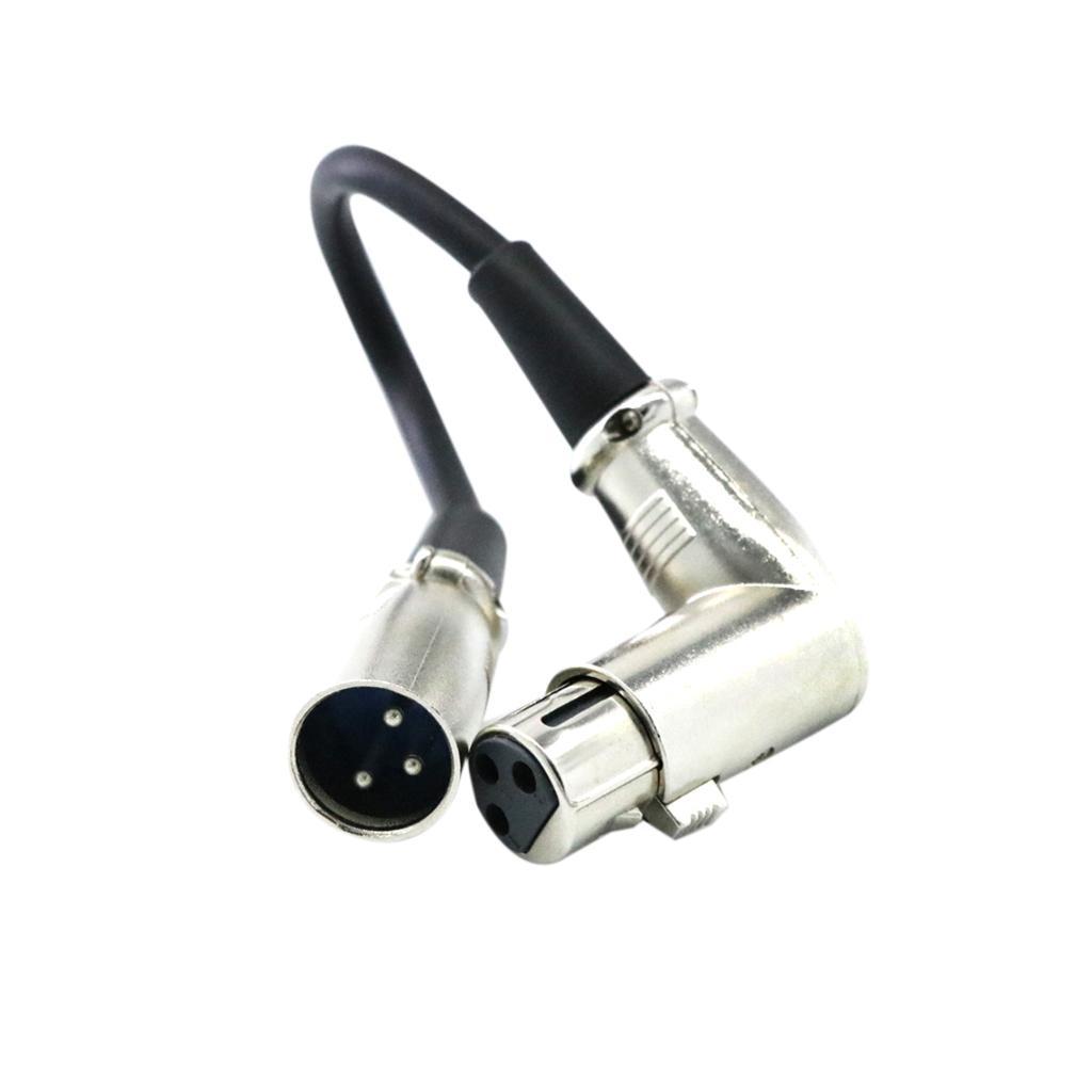 5X 3 Pin  XLR Male to Female Extension Cable for Microphone Mic Cable