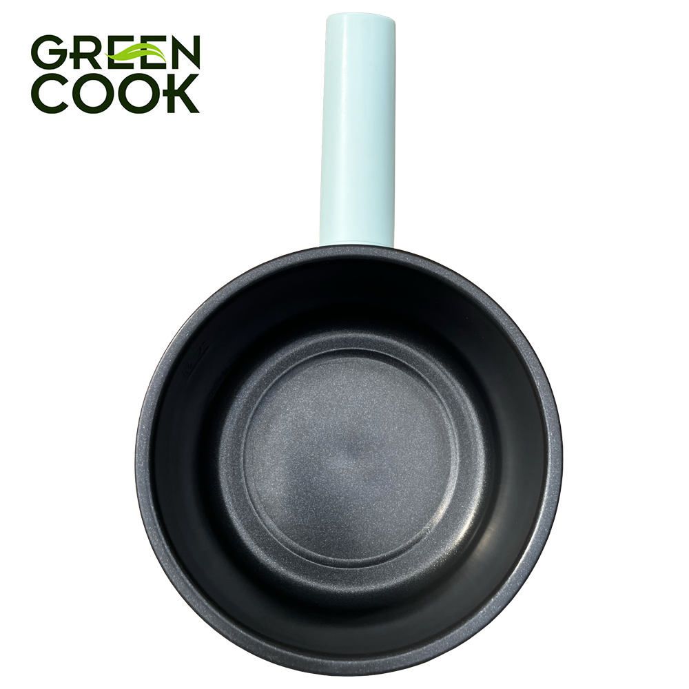 Ca điện đa năng chống dính Green Cook GCEK-05D02 600W 0.5L tiện lợi nấu mì, lẩu mini, đun nước, nấu cơm - Hàng chính hãng