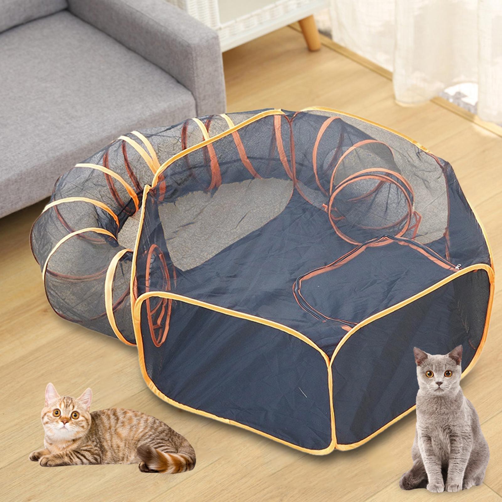 Cat Tunnel Toys Interactive Indoor Cats Interactive Toy Cat Tube for Rat