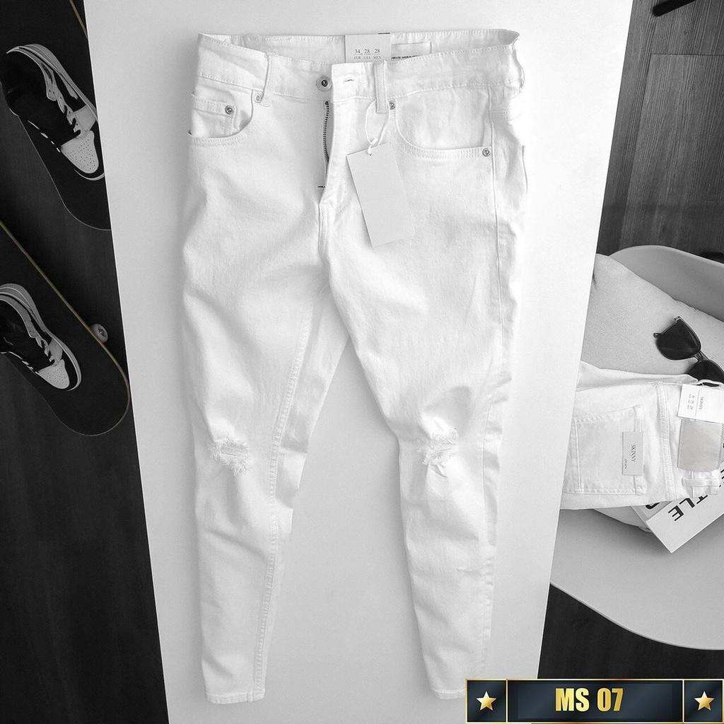 Quần jean nam chất bò co giãn- nhiều mẫu giá rẻ phong cách TINA ms7