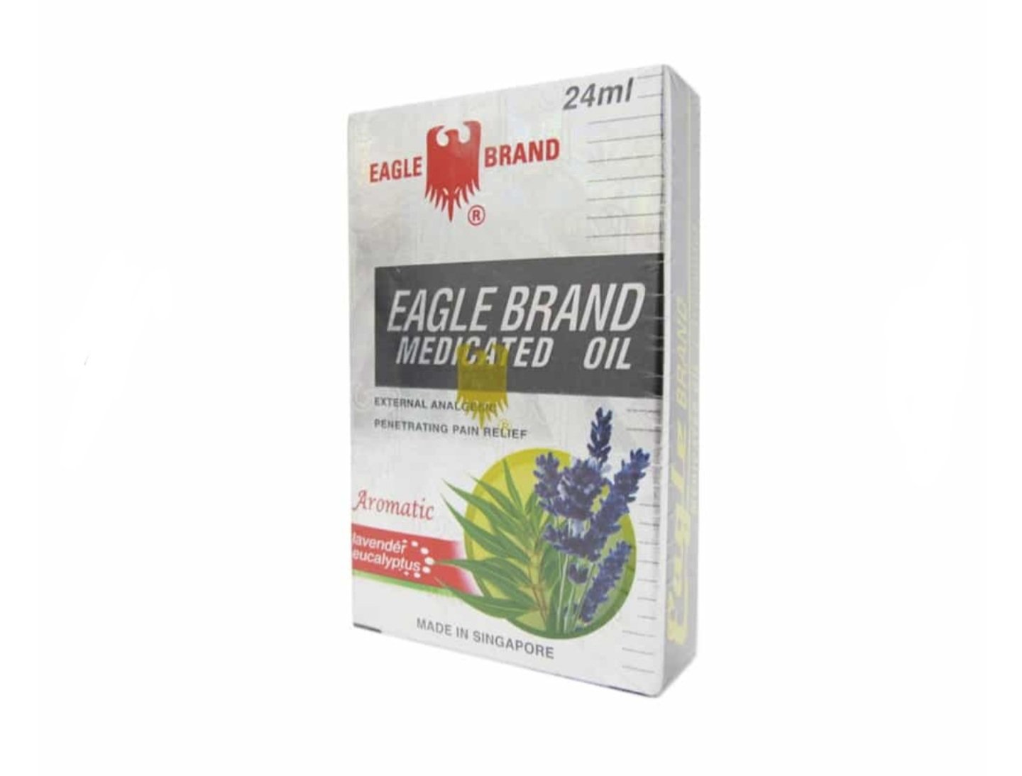 Dầu gió hương Lavender Mỹ Eagle Brand Medicated Oil Lavender 24ml (Dầu trắng)