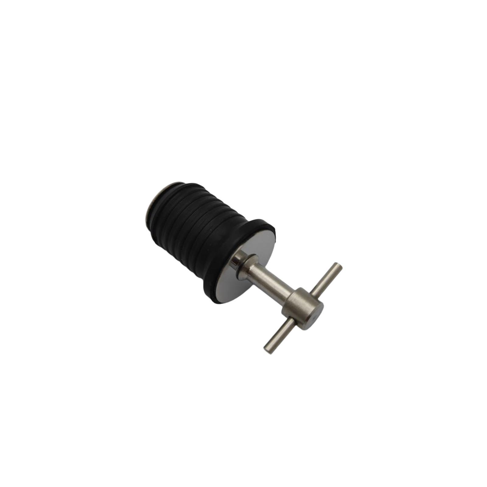 Stainless Steel 1" Drain Plug Drain Twist Plug for Boat Yacht Marine