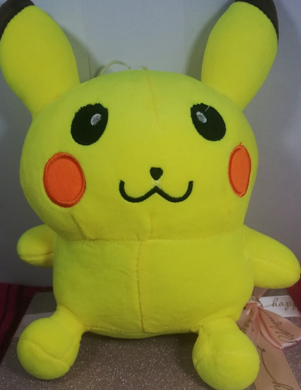 Gầu Bông Pikachu Vàng má hồng Gấu Bông Pokemon Gấu bông dùng tặng người thân 8/3 Quốc tế phụ nữ