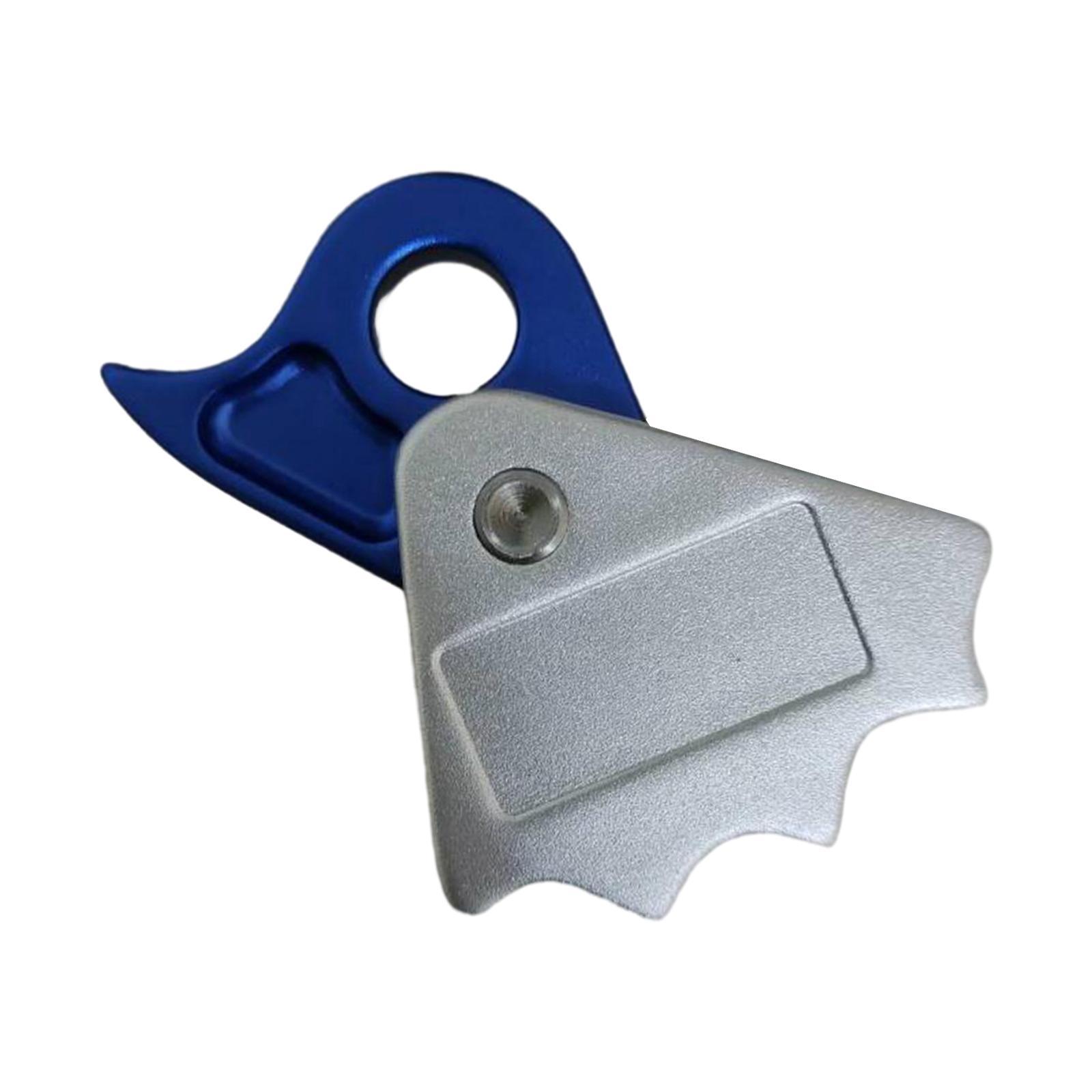 Tree Climbing Rope Grab Grip Clamp Belay Device Lanyard Grab Rigging Equipment Rope Grabber Ascender for Mountaineering, Rock Climbing
