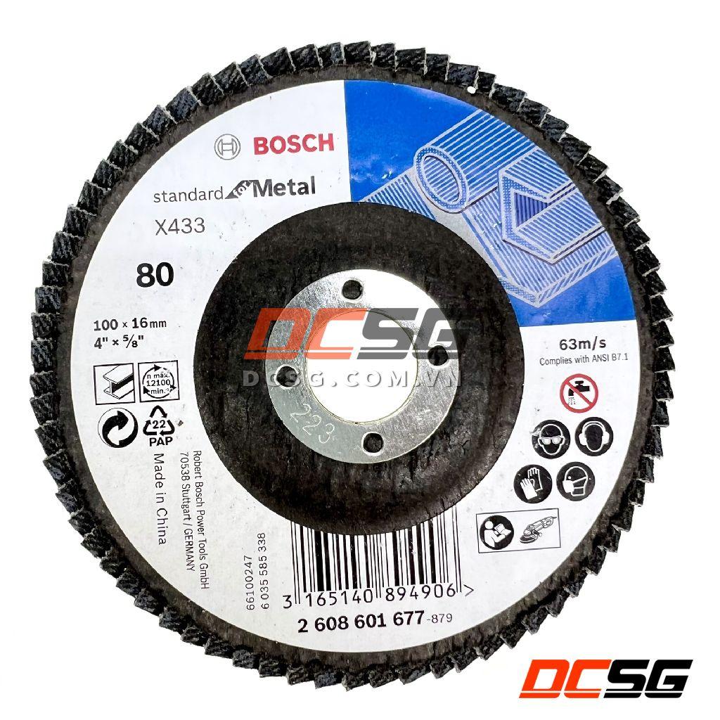 Đĩa nhám xếp Alox 100mmx16mm Bosch | DCSG