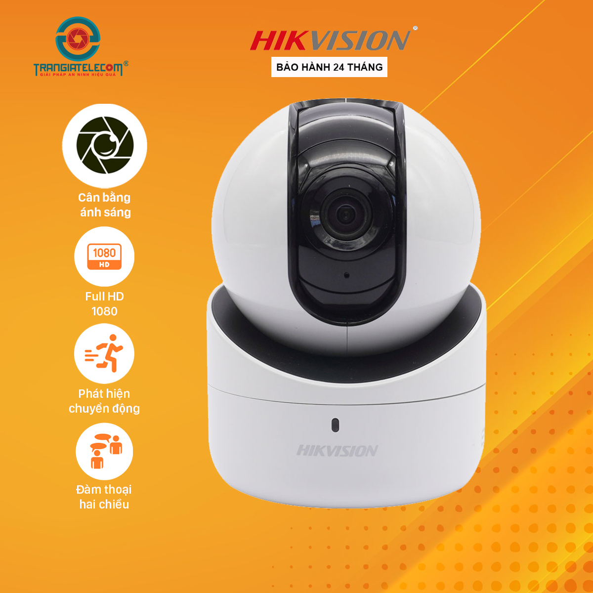 Camera IP Wifi Hikvision an ninh trong nhà Q21 1080p - Hàng chính hãng