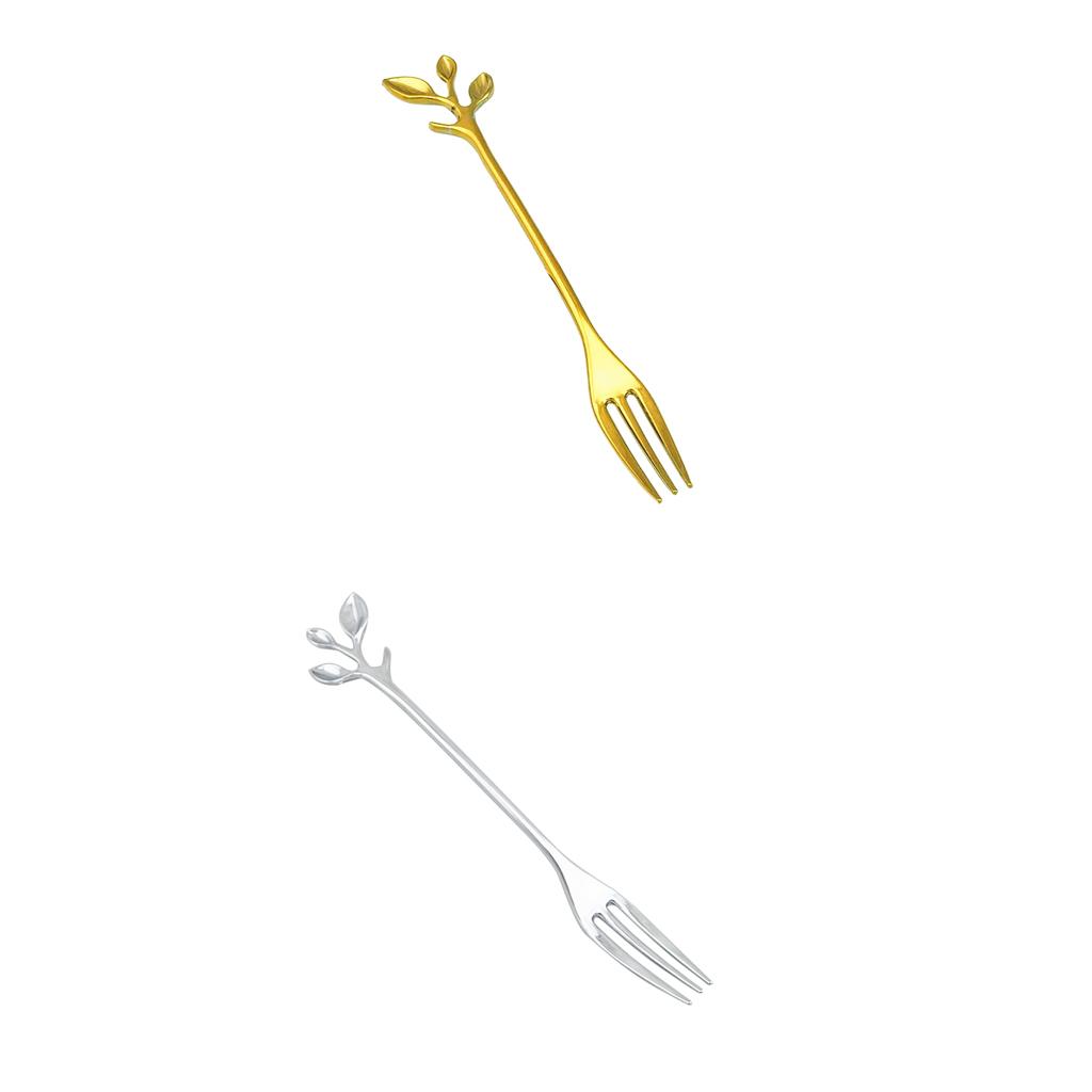 1 Piece Fork for Fruits Salad Snacks Desserts Ice - Cream Steak Heavy Duty