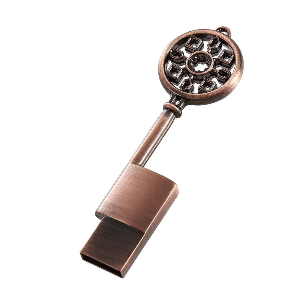 Metal Key Waterproof Flash Drive USB Disk Pendrive Memory Stick