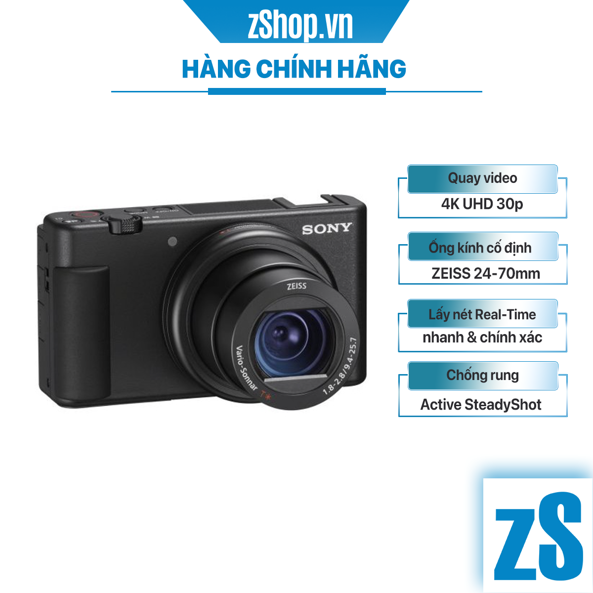 Máy Ảnh Kỹ Thuật Số Sony ZV-1 (Hàng Chính Hãng)