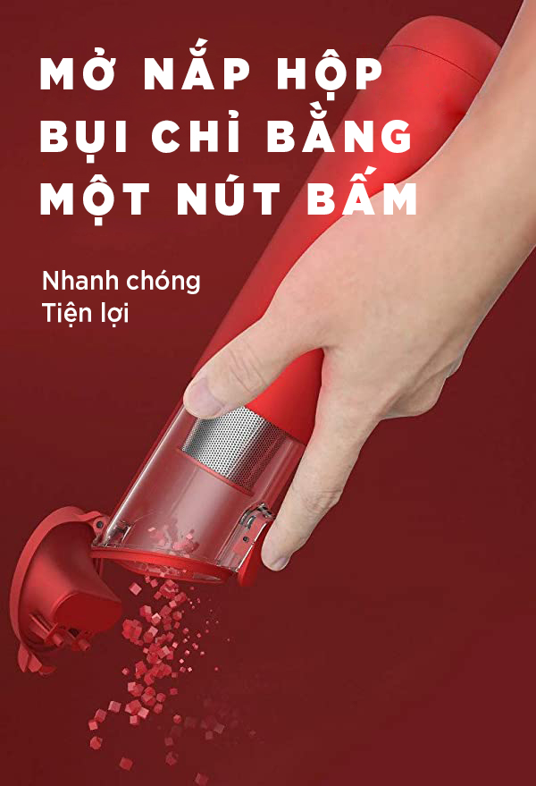 Máy hút bụi mini không dây Liectroux i3 Thiết kế nhỏ gọn Động cơ mạnh mẽ Dung lượng pin lớn Cổng sạc USB tiện lợi Sản phẩm mới của thương hiệu LIECTROUX ROBOTICS Hàng chính hãng