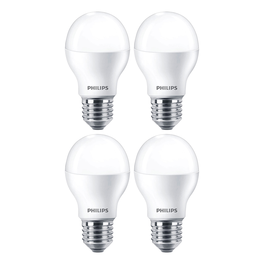 Bóng đèn Philips LED Essential Gen4 3W 6500K E27 A60 - Ánh sáng trắng