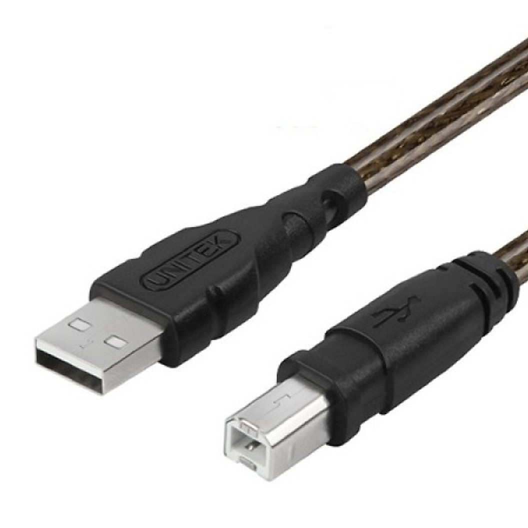 Cáp máy in usb type A to Type B dài 1m Unitek Y-C430 - Hàng Chính Hãng