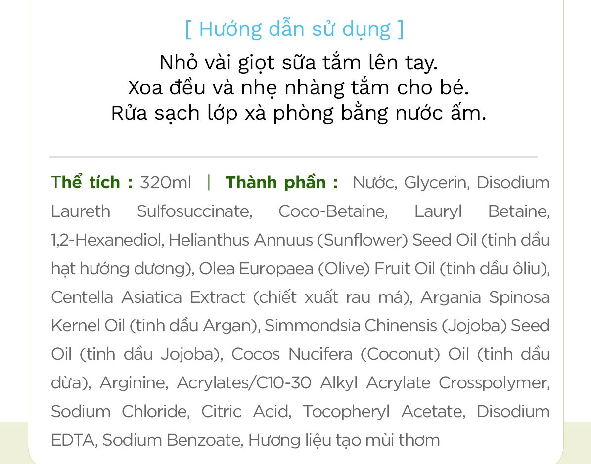 Combo 1 Sữa Tắm Tạo Bọt Và 1 Sữa tắm dưỡng ẩm Cho Bé GREENFINGER CHOKCHOK MOISTURE FOAMING WASH 320ml + BABY WASH 320ml