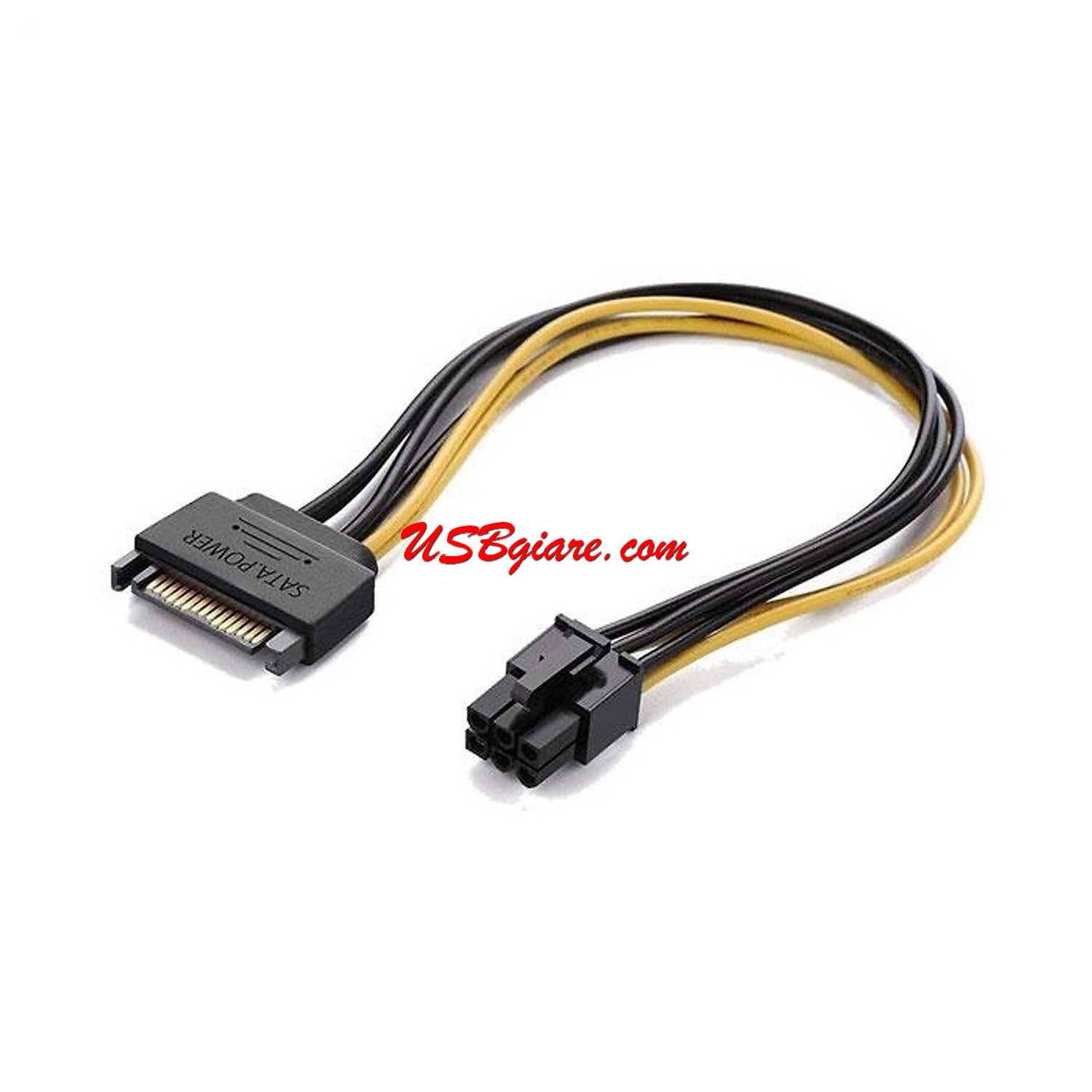 Cáp nguồn phụ VGA (từ Sata qua VGA 6 Pin)