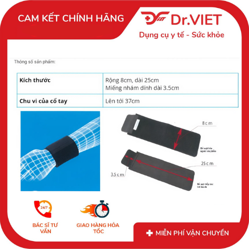 Đai nẹp cổ tay bonbone Wrist Support Free