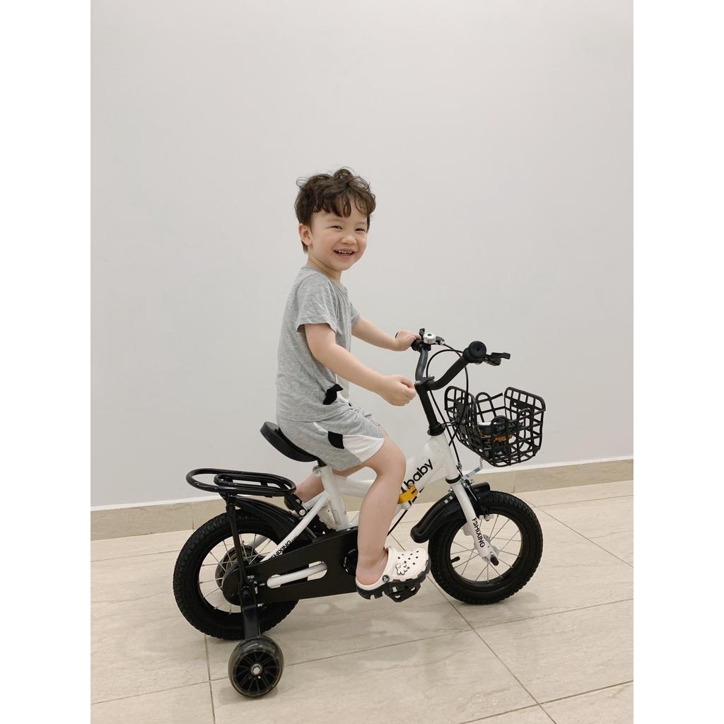 Xe đạp trẻ em gấp gọn 12 inch  bé cao từ 80-110cm - Xe đạp gấp gọn trẻ em