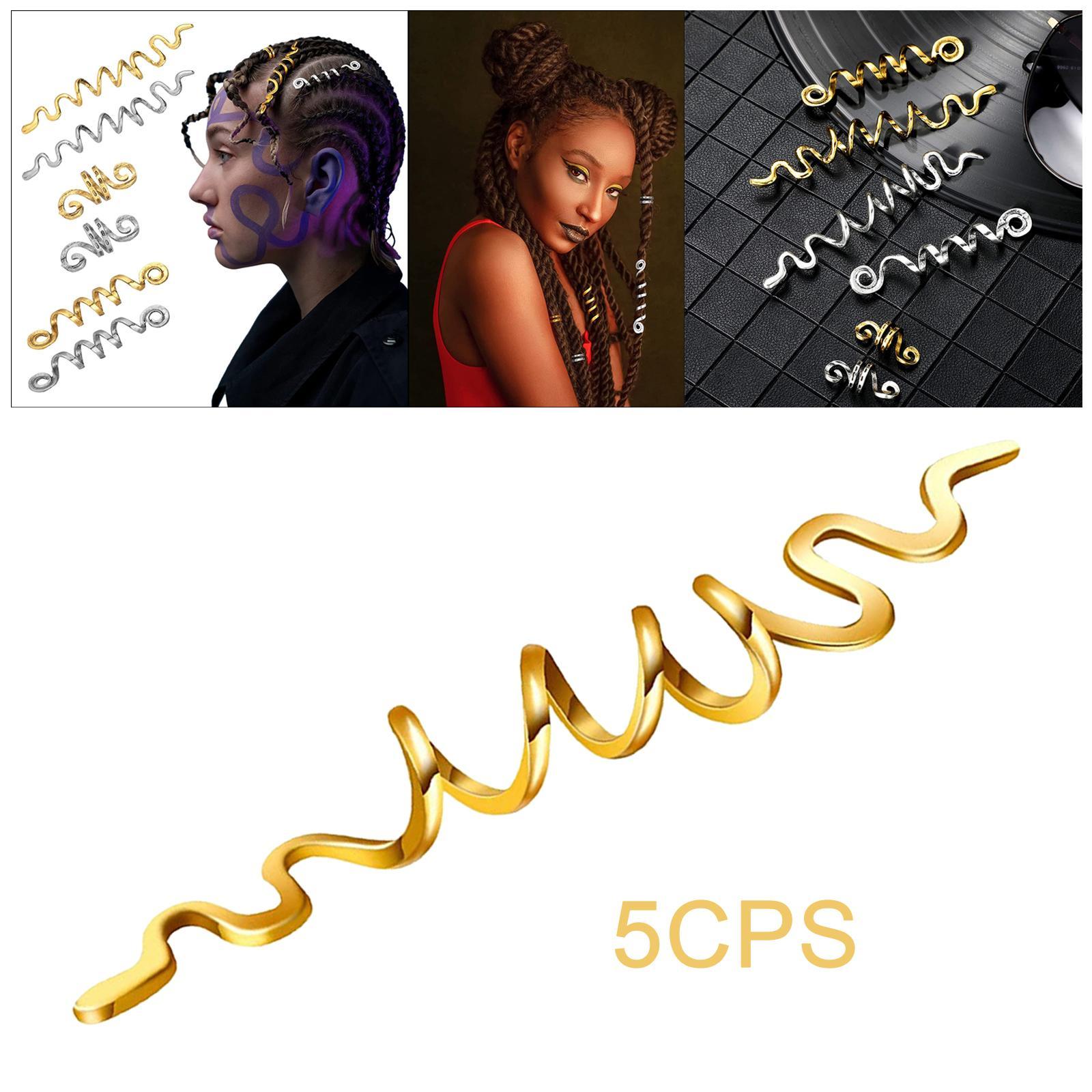 Hair Beads Spiral Coils, Tibetan ,Dwarven Beard Coils ,hair Tube