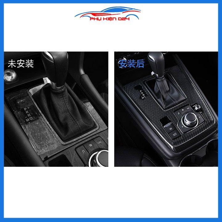Ốp nội thất xe ô tô CX8, CX-8 2019-2020-2021-2022 nhựa ABS vân cacbon