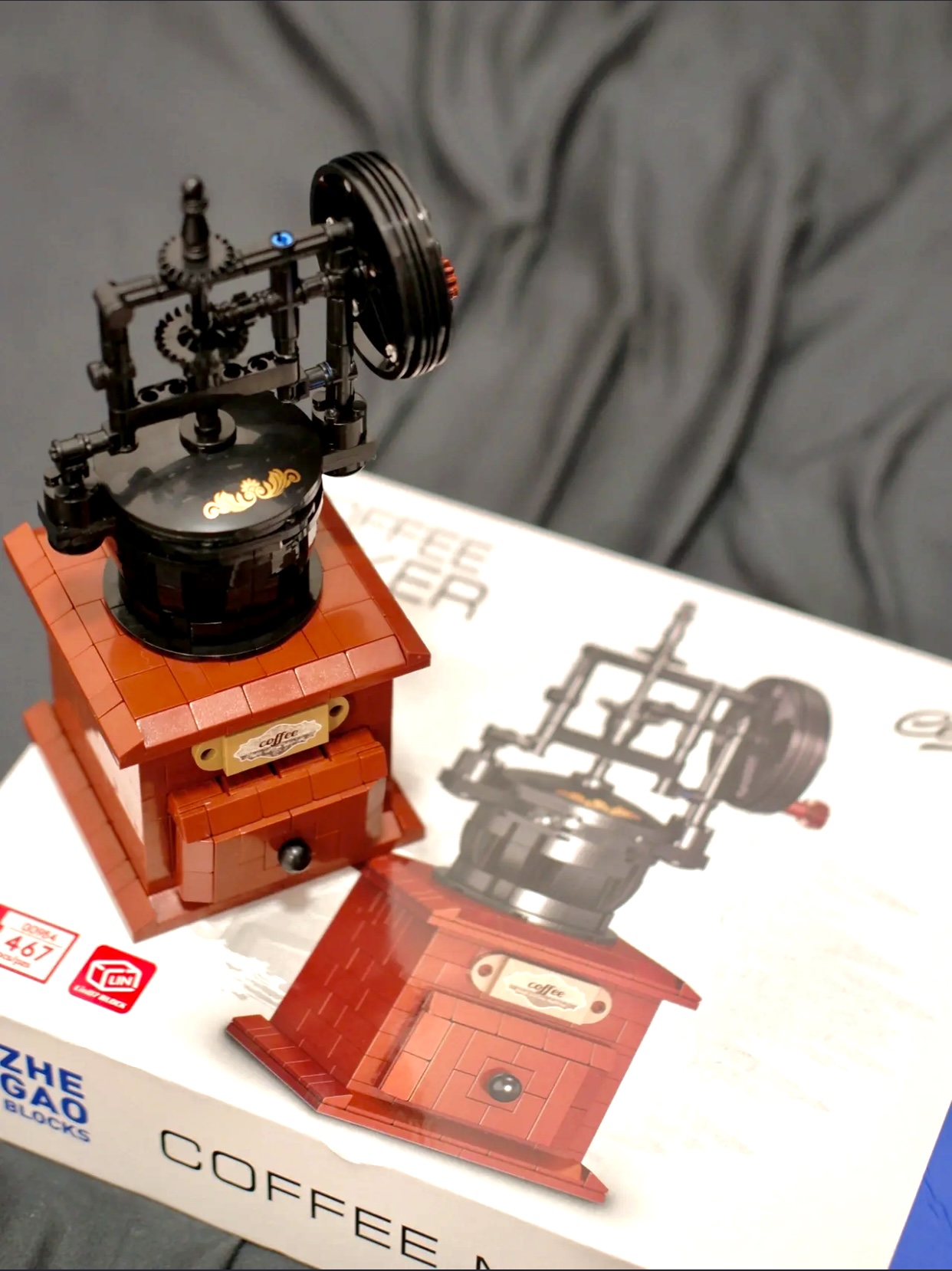 Đồ Chơi Lắp Ráp Mô Hình Máy Xay Cà Phê Bằng Tay Cổ Điển - Vintage Coffee Maker - PCS STORE