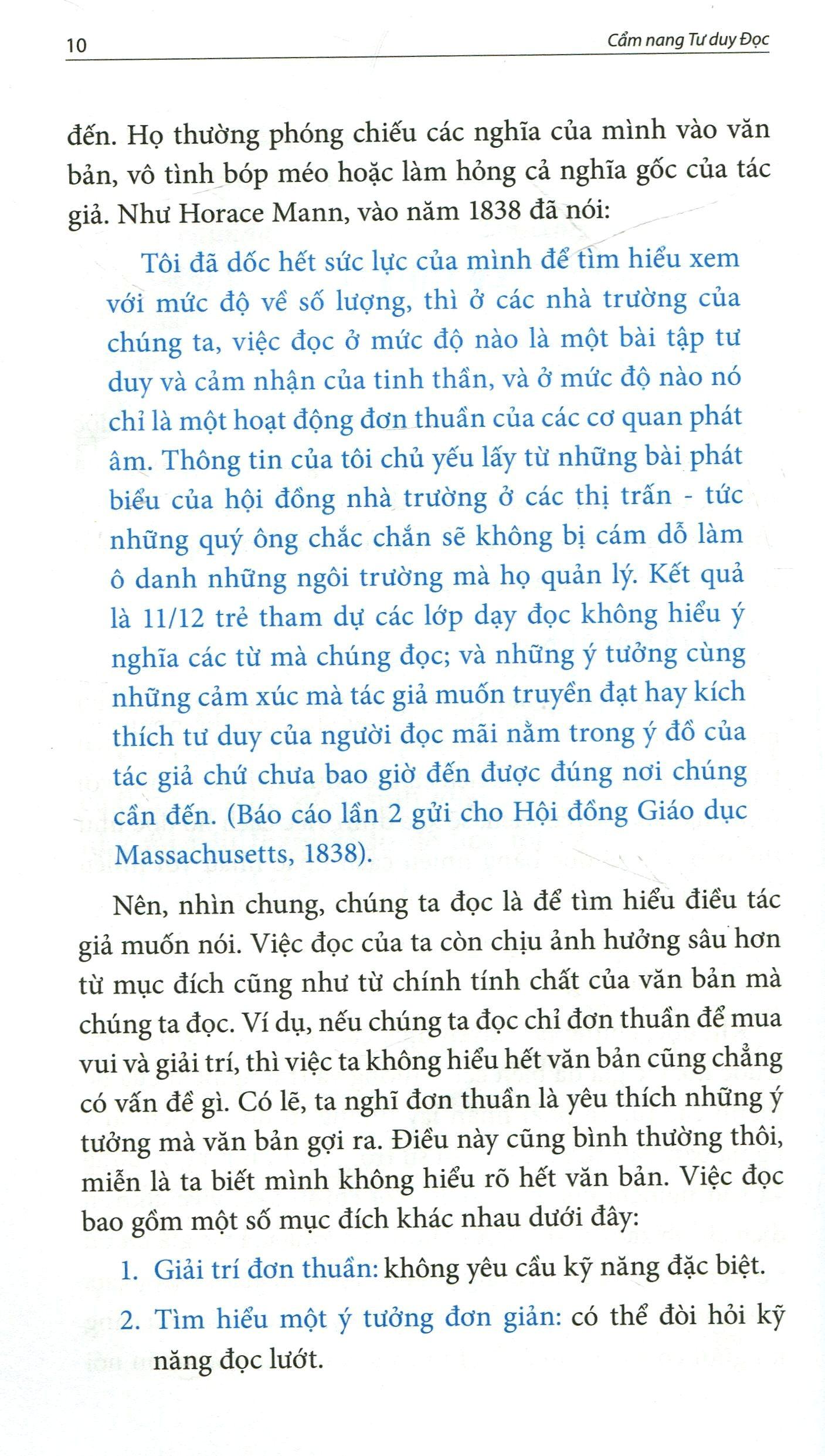 Cẩm Nang Tư Duy Đọc (Tái Bản 2019)