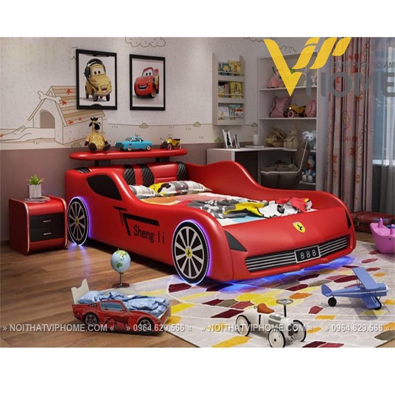 GIƯỜNG TRẺ EM HÌNH Ô TÔ FERRARI GBD 00135