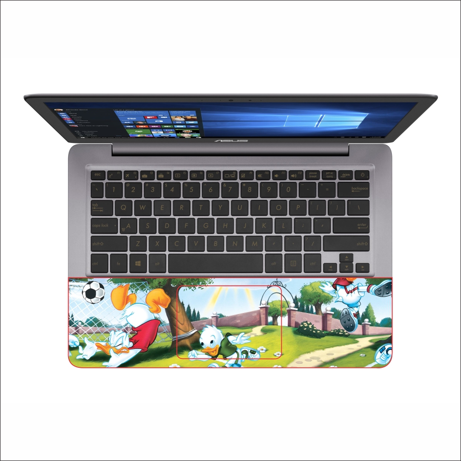 Miếng Dán Skin Decal Dành Cho Laptop - Vịt Donald - Mã 008T11