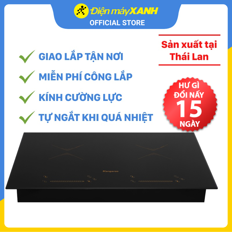 Bếp từ đôi Kangaroo KG859i - Hàng chính hãng