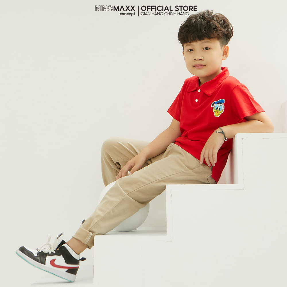 NINOMAXX KIDS Quần Khaki Bé trai dài cotton 1910165