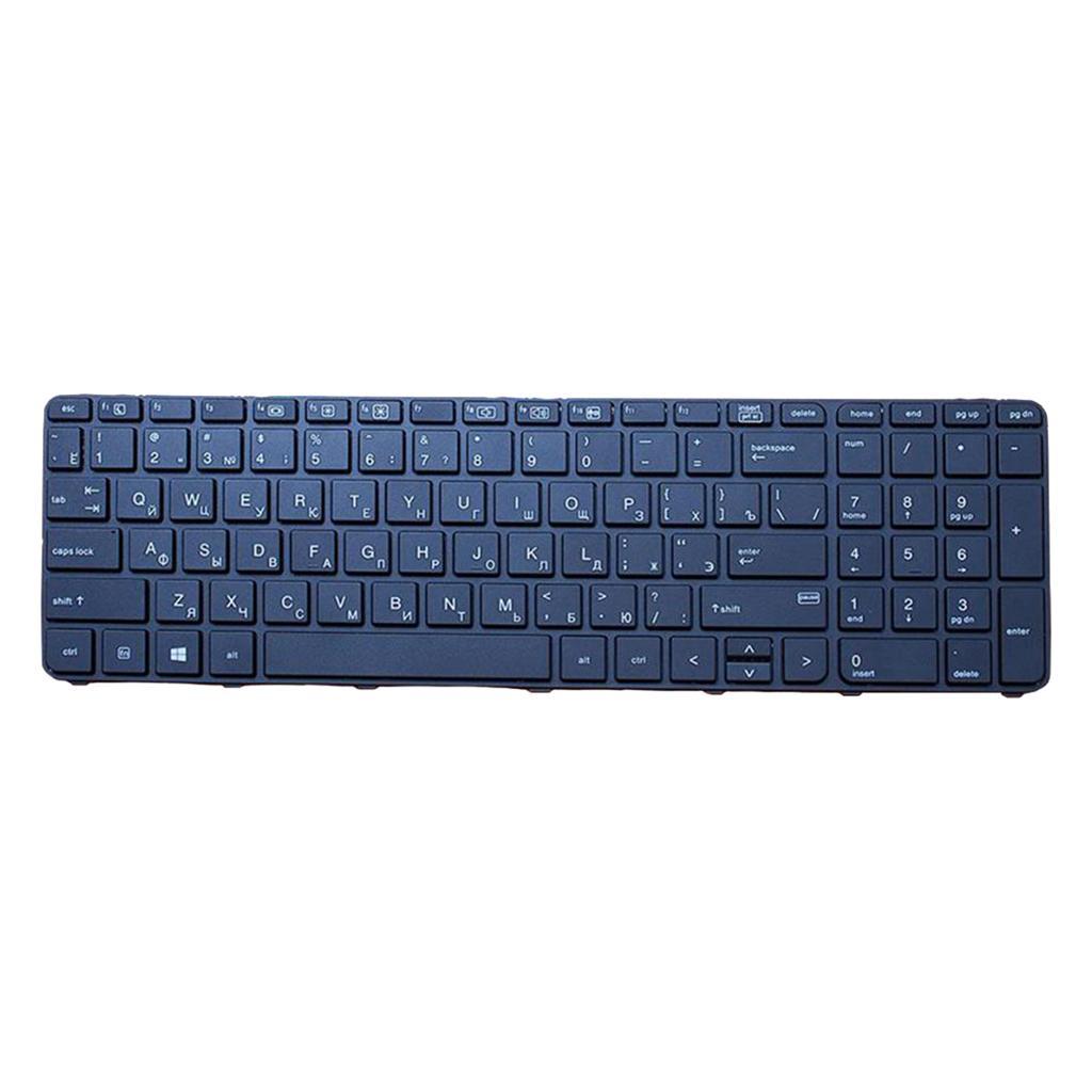 Laptop RU Keyboard for HP ProBook 450 455 470 G3 Laptop w/ Frame
