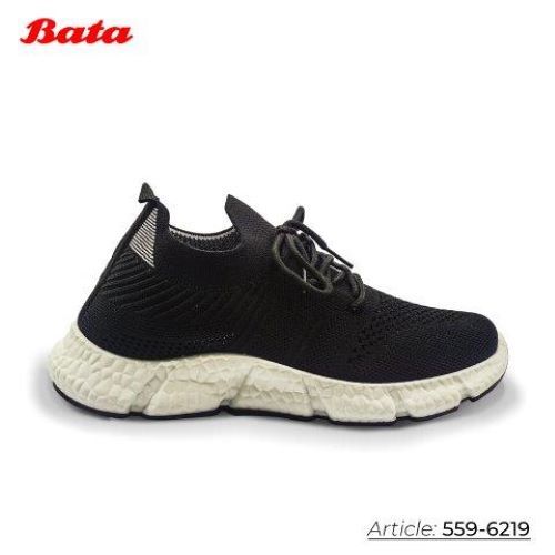 Giày sneaker nữ màu đen Thương hiệu Bata 559-6219