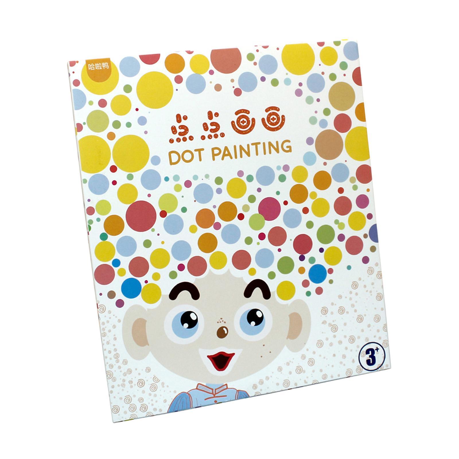 30Pcs Dot Coloring Papers for Age 3+ Kids Kindergarten Activities Boys Girls