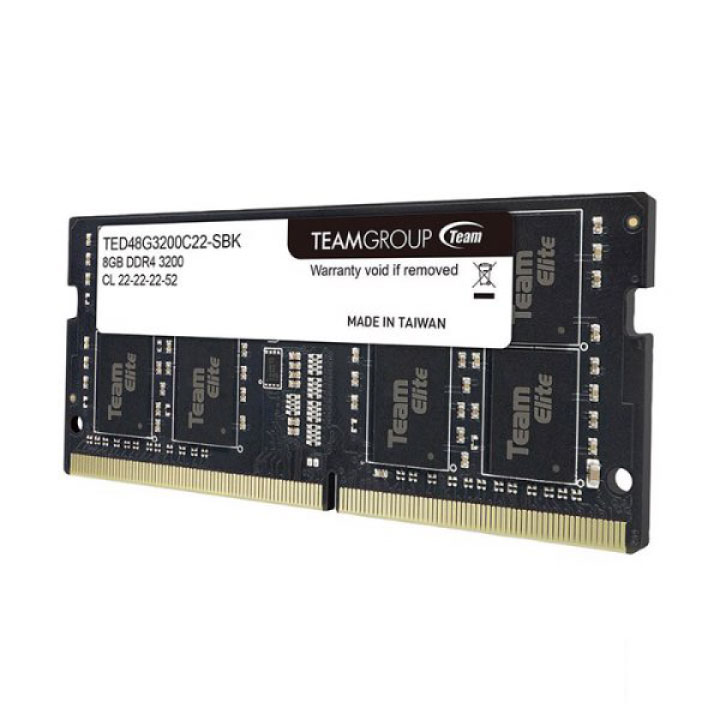 Ram Laptop Team 8GB DDR4 3200MHz TED48G3200C22-S01 - Hàng chính hãng