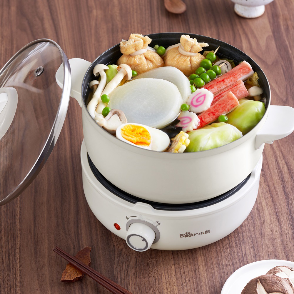 Nồi Điện Đa Năng BEAR DHG-B25Z1, Dung Tích 2.5L, Công Suất 800W - Hàng Chính Hãng