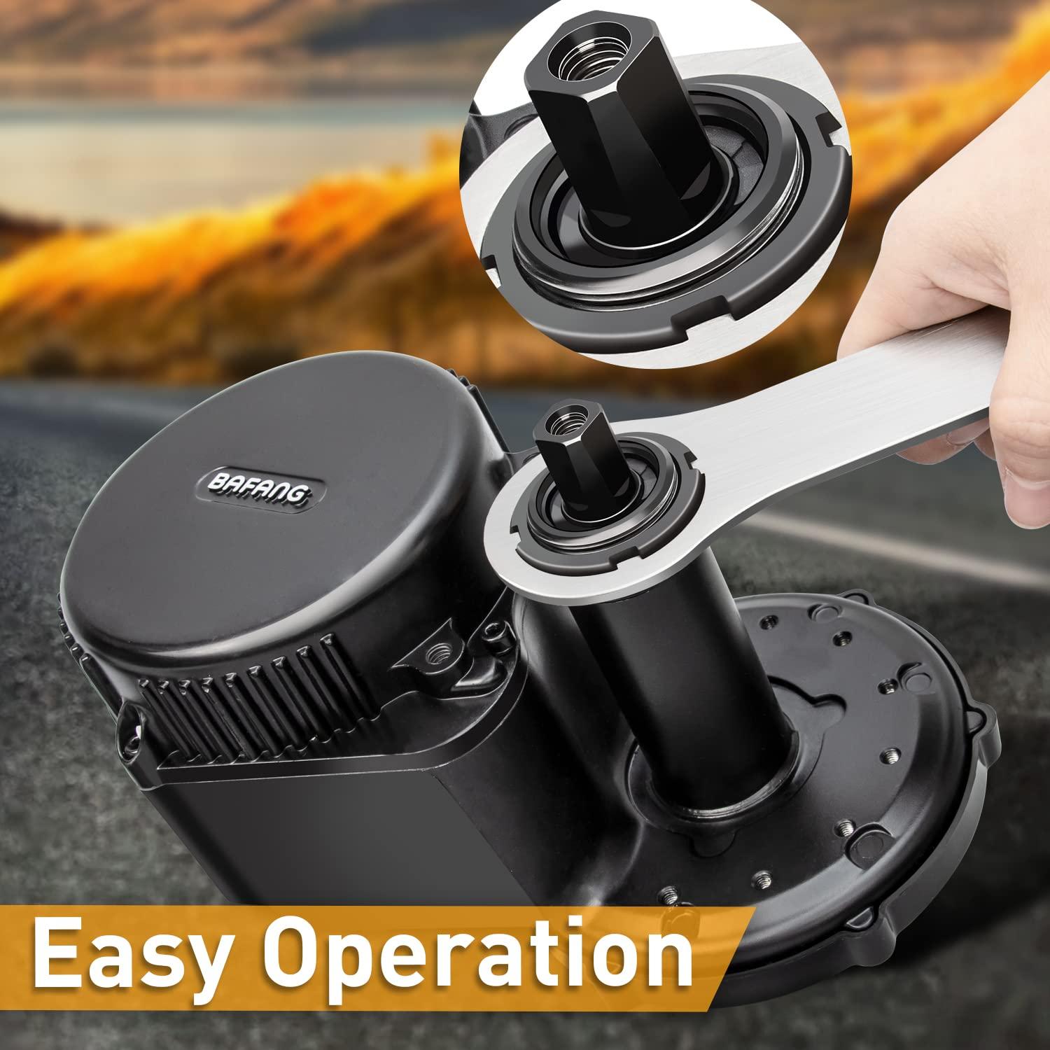Khóa Dynamometric để chuyển đổi bộ cho BAFANG BBS01 BBS02 BBSHD Điện điện, công cụ lắp đặt cho động cơ ổ đĩa trung tâm, công cụ xe đạp điện