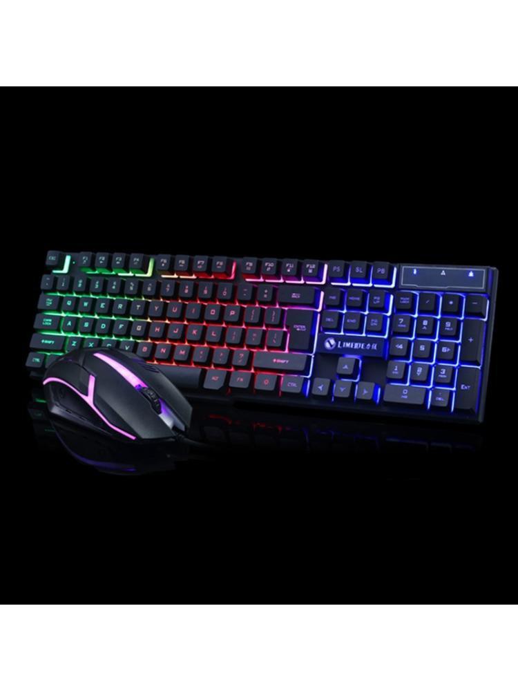 Set Bàn Phím Và Chuột Chơi Game Có Dây Gtx300 104 Phím Rgb