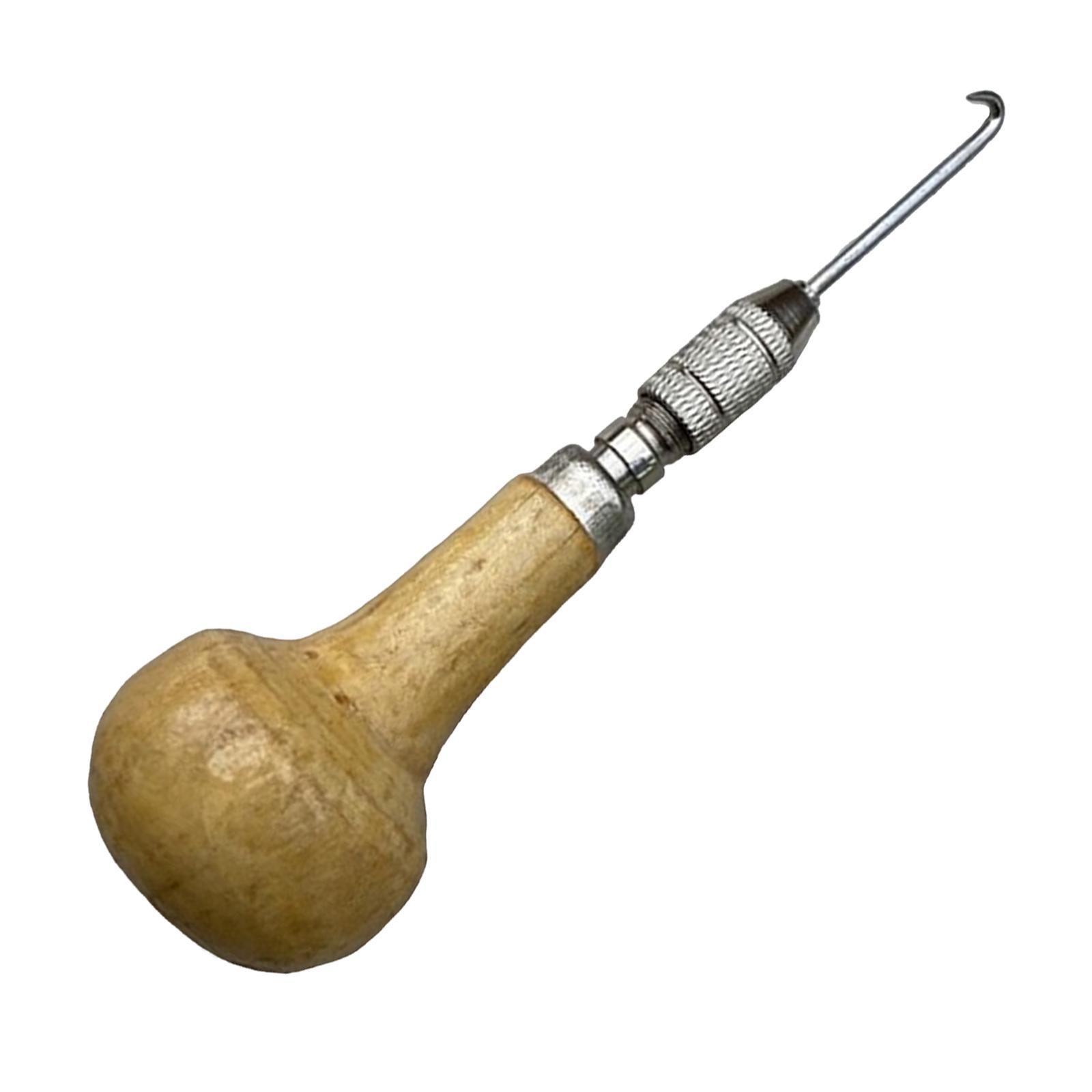 Durable Racket String Puller, Wood Handle Badminton Equipment for Tennis Accessories