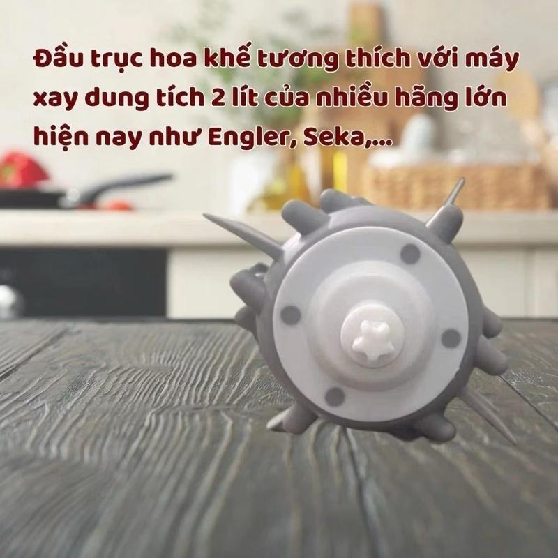 [KoSuyTu] COMBO LƯỠI ĐÁNH RUỐC BÓC TỎI + LƯỠI DAO THAY THẾ CHO MÁY XAY THỊT 2L - TUYỆT ĐỈNH NHÀ BẾP