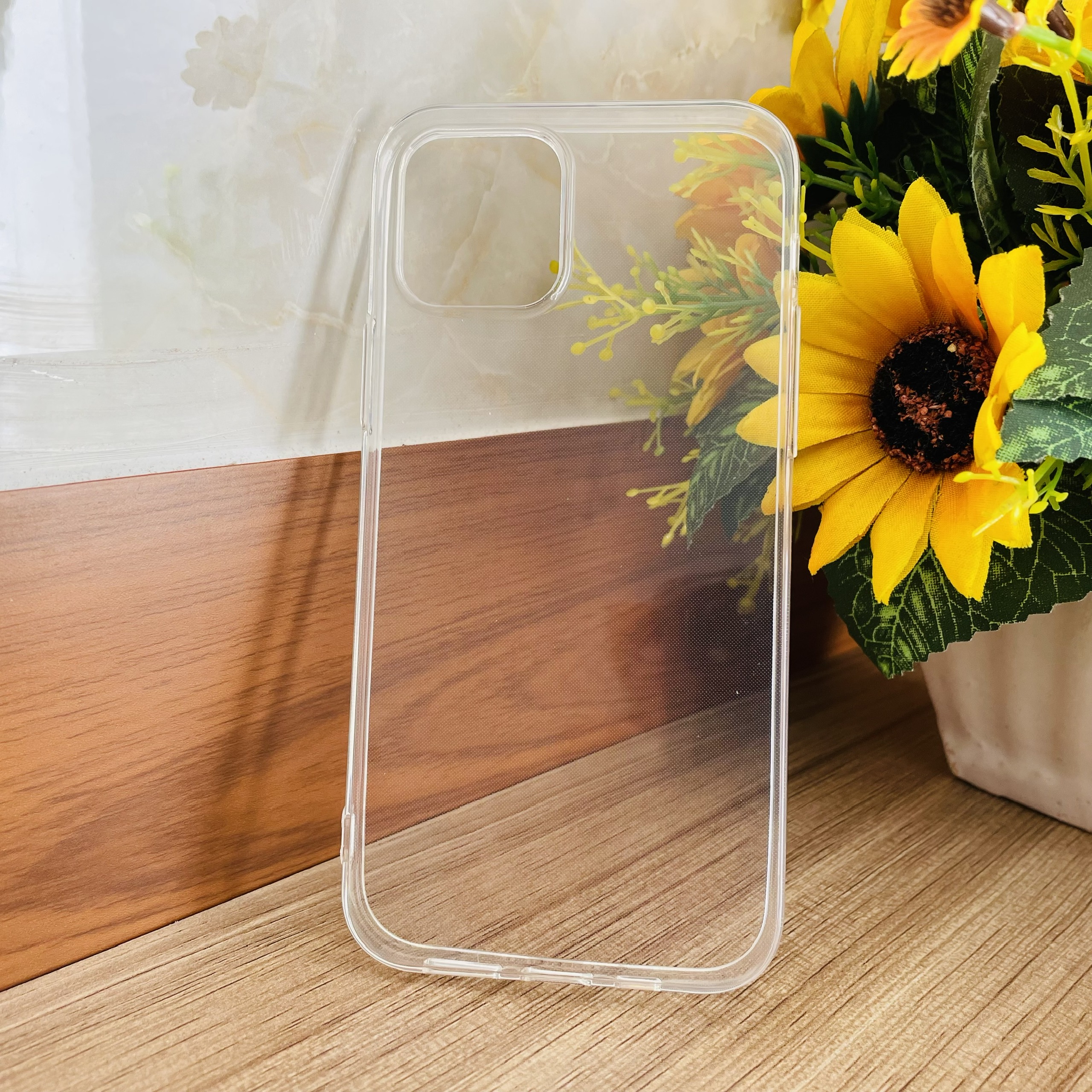 Ốp lưng silicon dẻo trong mềm dành cho iPhone 12/12 Pro