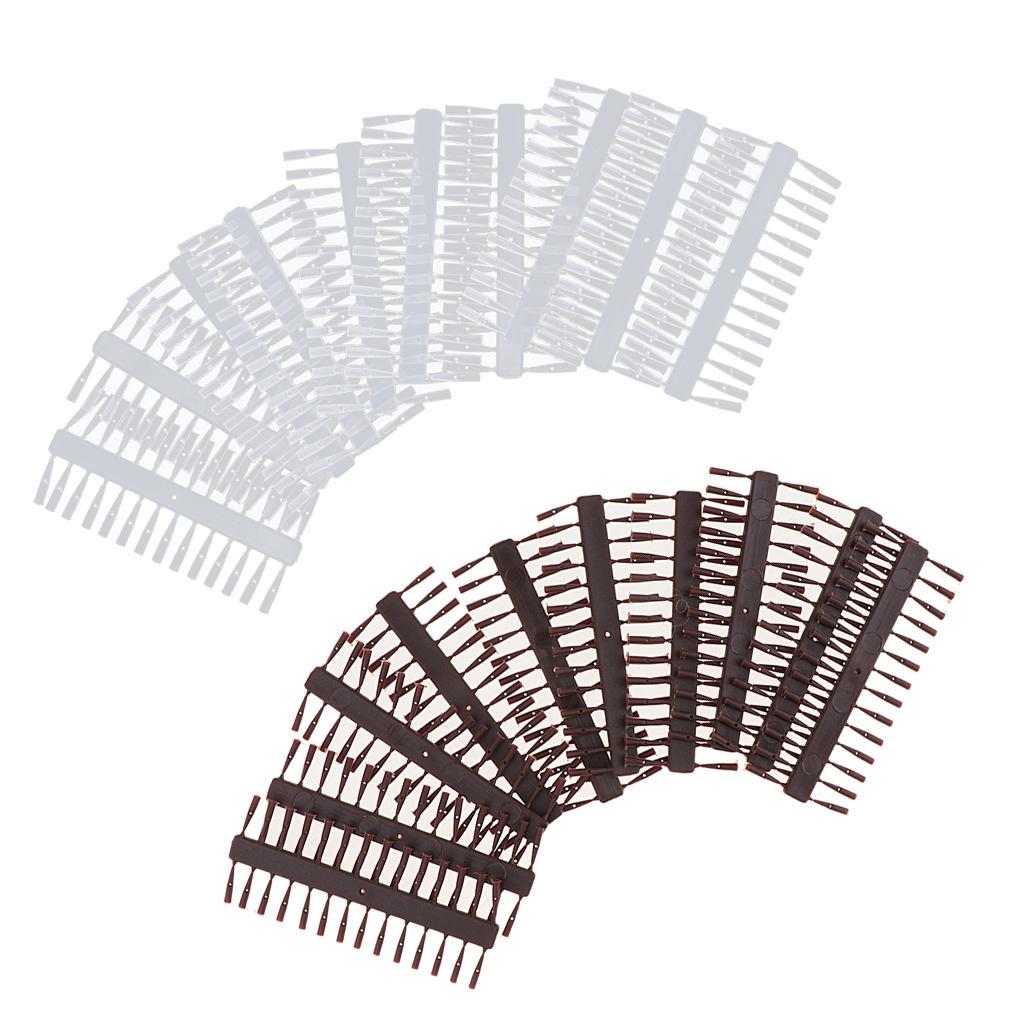 2-8pack 10 Set / 280pcs Carp Fishing Hair Rig Stops Boilie Bait Stops Length 7mm